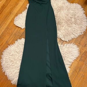 Elegant Dark Green Women's Dress